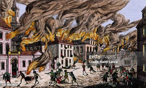 ilustrações, clipart, desenhos animados e ícones de grande incêndio de nova iorque de 1776 - slavery united states