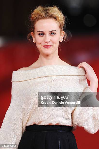 Marina Rocco attends the Officine Artistiche during the 6th International Rome Film Festival at Auditorium Parco Della Musica on November 3, 2011 in...