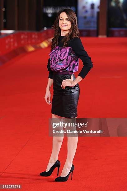 Anita Kravos attends the Officine Artistiche during the 6th International Rome Film Festival at Auditorium Parco Della Musica on November 3, 2011 in...