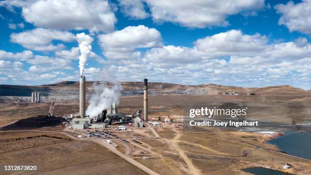 coal power plant creating electricity - biomass power plant stock pictures, royalty-free photos & images