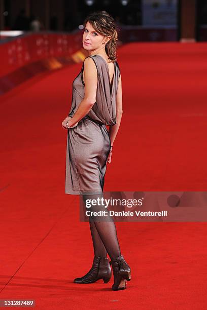 Angelica Leo attends the Officine Artistiche during the 6th International Rome Film Festival at Auditorium Parco Della Musica on November 3, 2011 in...