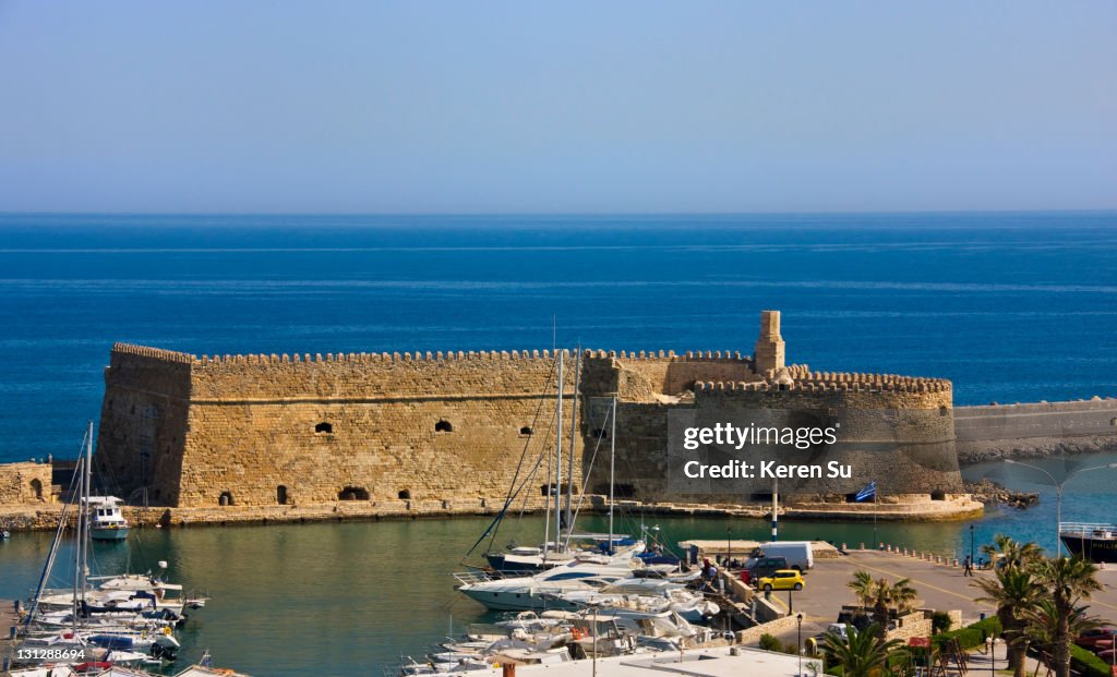 Fortress and inner harbor of Heraklion