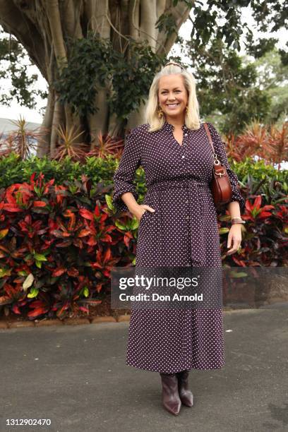 Samantha Armytage attends The Championships Day 2 at Royal Randwick Racecourse on April 17, 2021 in Sydney, Australia.