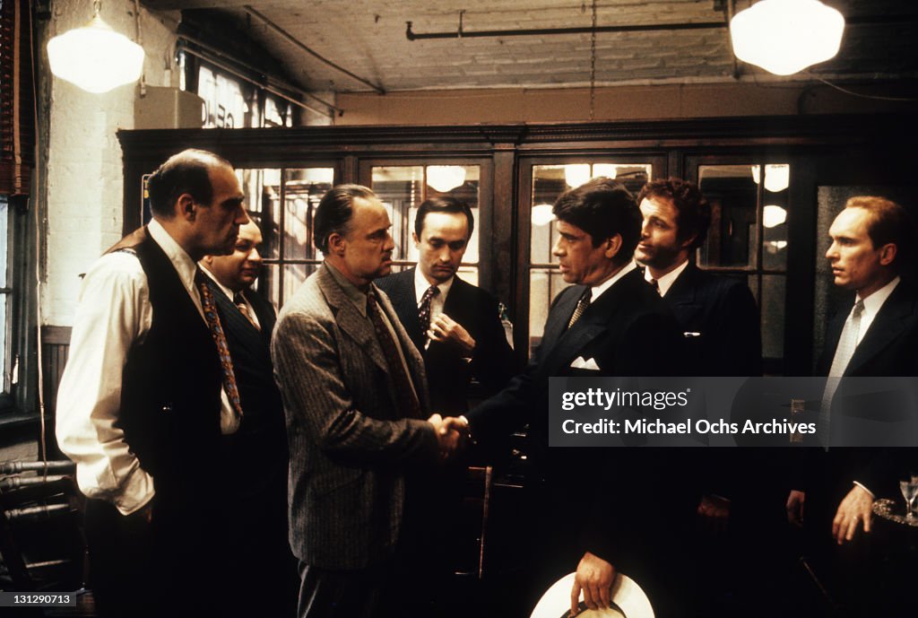 Marlon Brando And Al Lettieri In 'The Godfather'