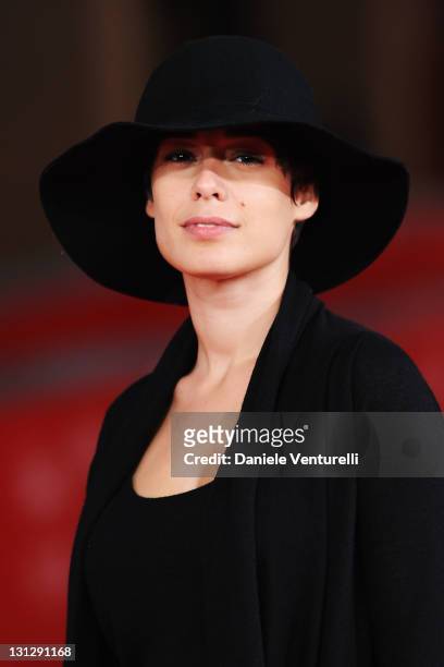 Diane Fleri attends the Officine Artistiche during the 6th International Rome Film Festival at Auditorium Parco Della Musica on November 3, 2011 in...
