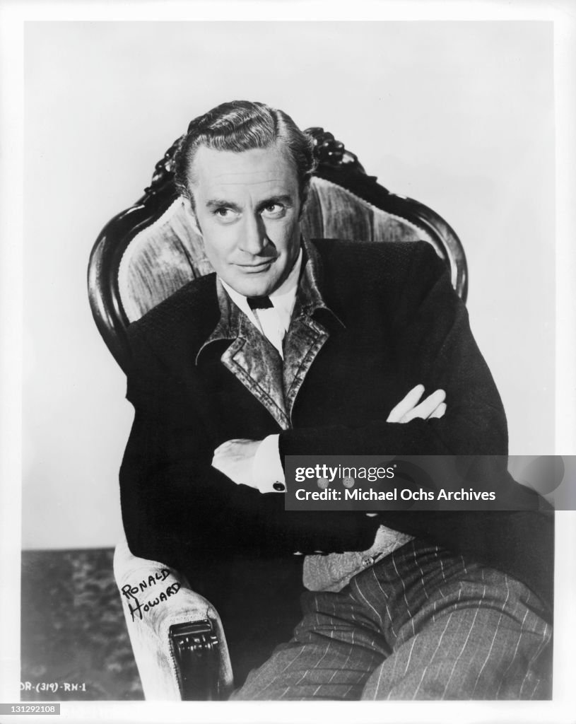 Howard Knight English actor Ronald Howard in a promotional portrait for the... News ...