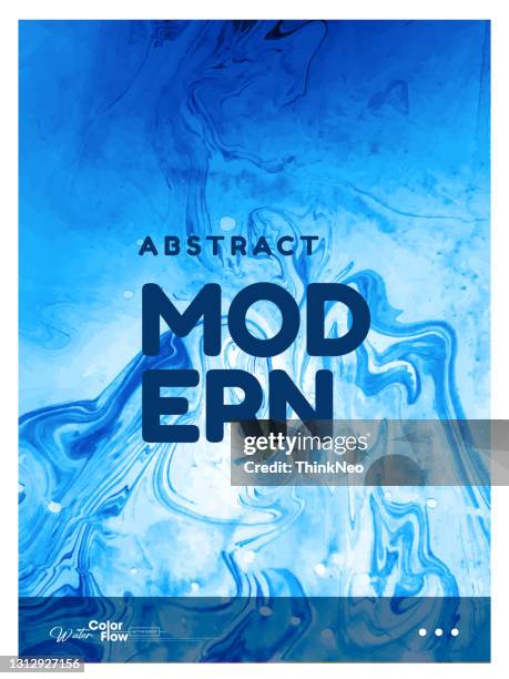Blue Poste Layout Abstract Blue Poster For Your Design High-Res Vector Graphic - Getty Images