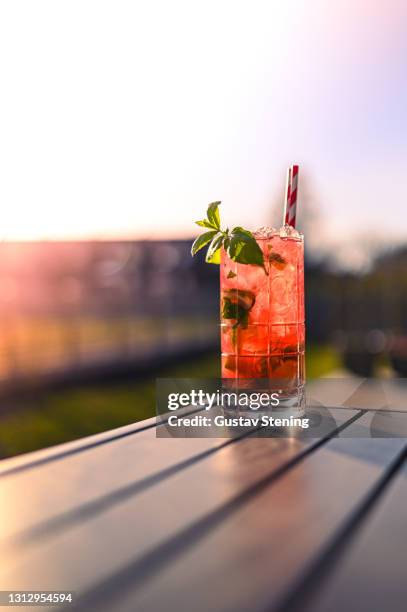 pomegranate mojito - mint leaf restaurant stock pictures, royalty-free photos & images