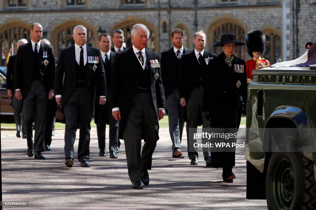 The Funeral Of Prince Philip, Duke Of Edinburgh Is Held In Windsor
