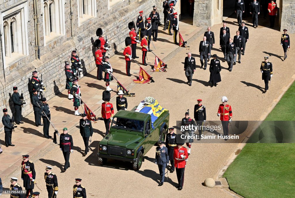 The Funeral Of Prince Philip, Duke Of Edinburgh Is Held In Windsor