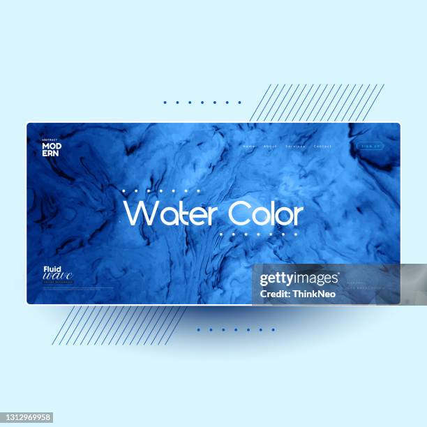 blue marbling texture. creative background with abstract oil painted waves handmade surface. - turquoise gemstone stock illustrations