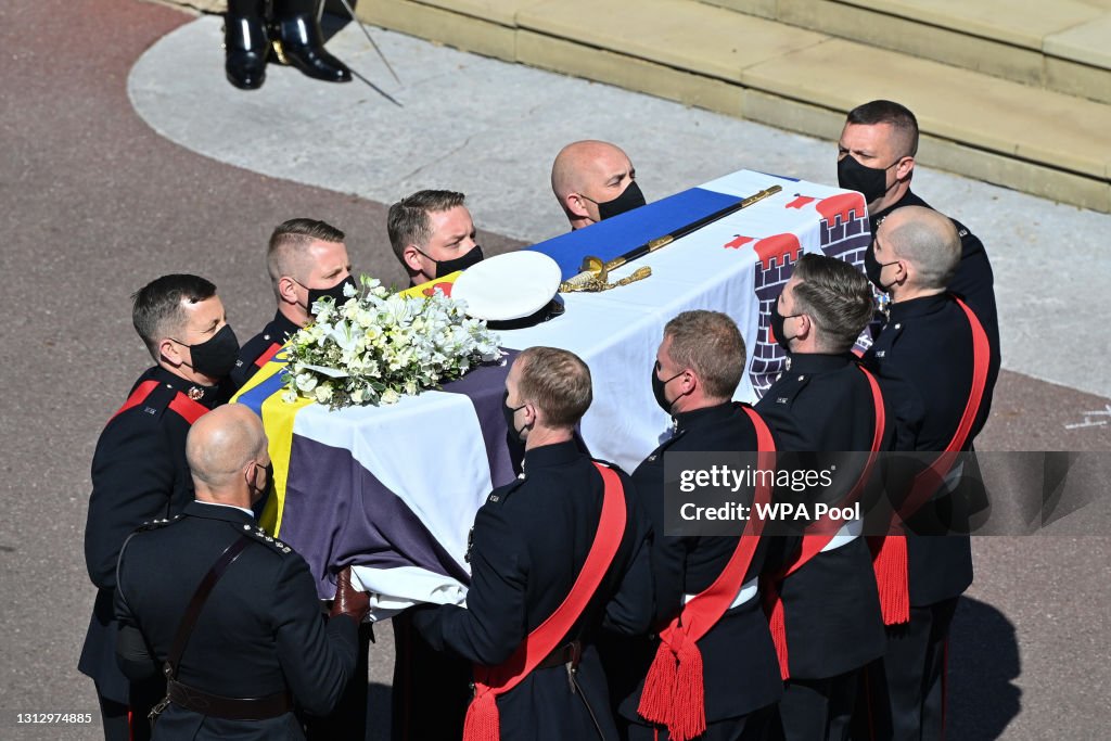 The Funeral Of Prince Philip, Duke Of Edinburgh Is Held In Windsor