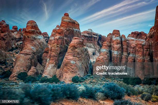 arches national park - delicate arch stock pictures, royalty-free photos & images