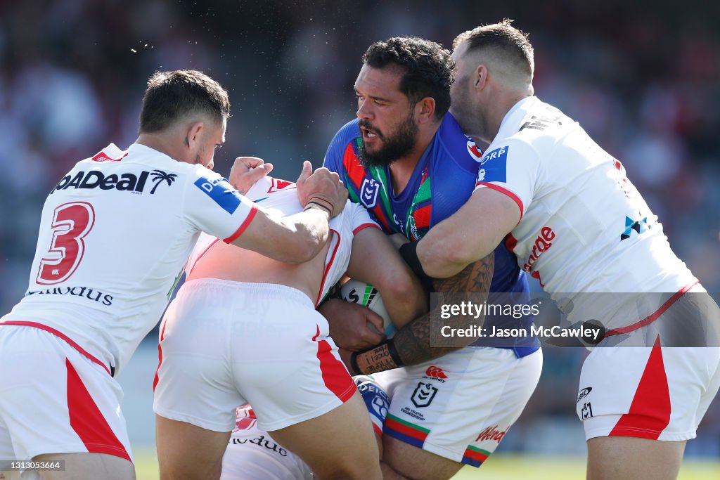 NRL Rd 6 - Dragons v Warriors