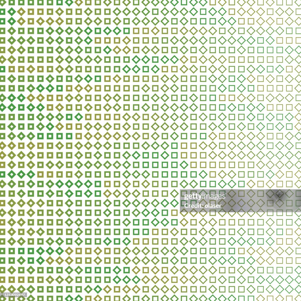 Green Patternms Random Random Green Outline Of Squares Pattern High-Res Vector Graphic - Getty ...