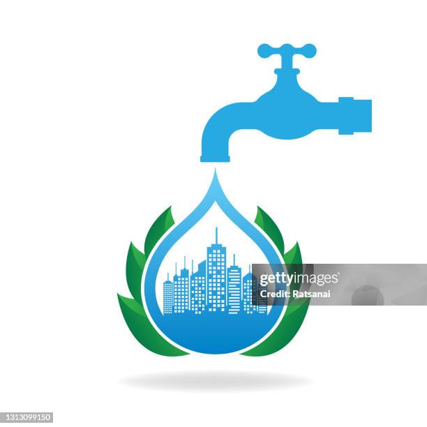 save water - save water concept stock illustrations