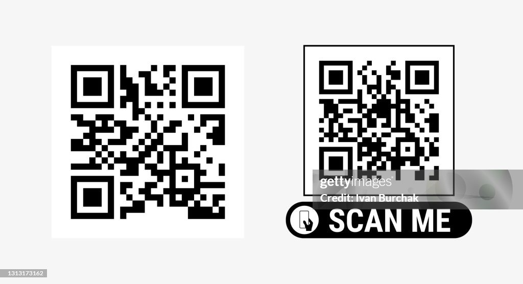 Generic Qr Sample Abstract Qr Code Sample For Smartphone Scanning Vector Illustration ...