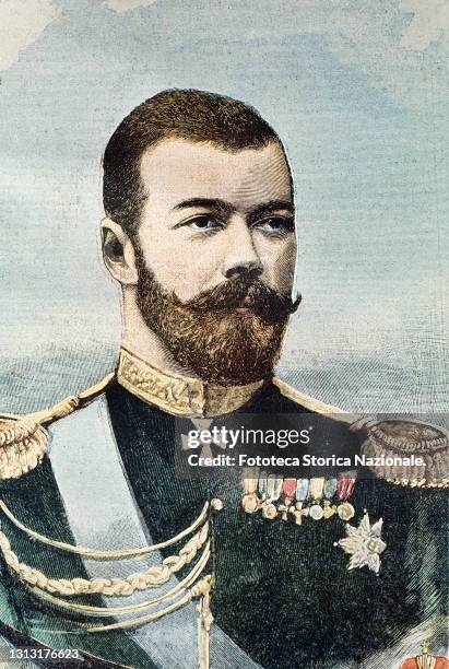 Nicholas II or Nikolai II Alexandrovich Romanov in the Russian Orthodox Church known as Saint Nicholas the Passion-Bearer. Tsar of Russia from 1894...