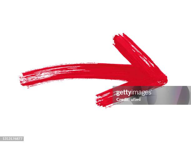 Red Arrow Sign Photos and Premium High Res Pictures - Getty Images