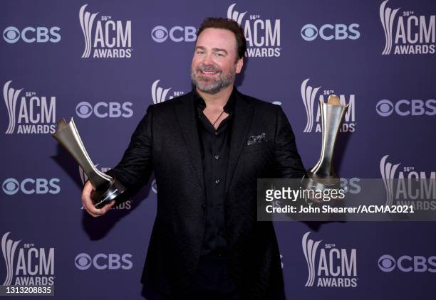 In this image released on April 18, Lee Brice, winner of the awards for Single of the Year and Music Event of the Year for ‘I Hope You’re Happy Now,’...
