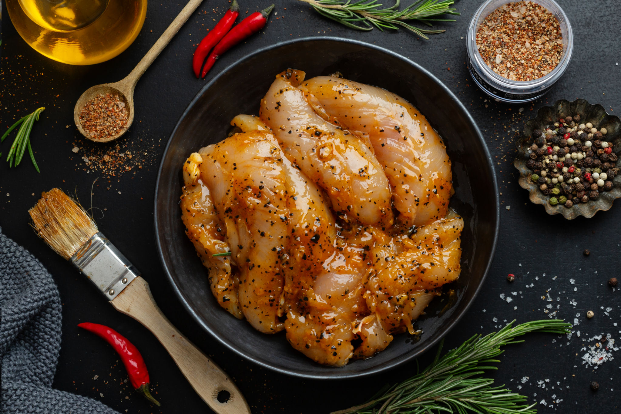 marinated meat