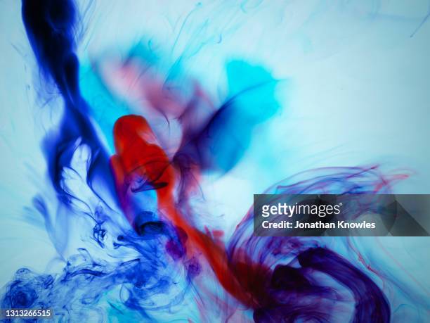 blue and red ink pattern - agile transformation stock pictures, royalty-free photos & images