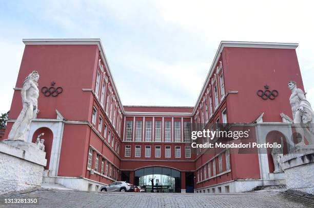 Palace during the Roma Sprint Festival at the stadio dei marmi. Rome , April 16th, 2021