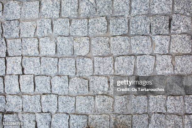 cobblestone floor - block paving stockfoto's en -beelden