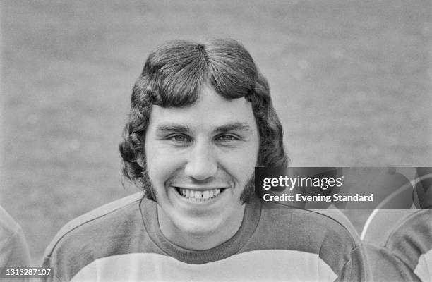 English footballer Gerry Francis of League Division 1 team Queens Park Rangers at the start of the 1973-74 football season, UK, 22nd August 1973.