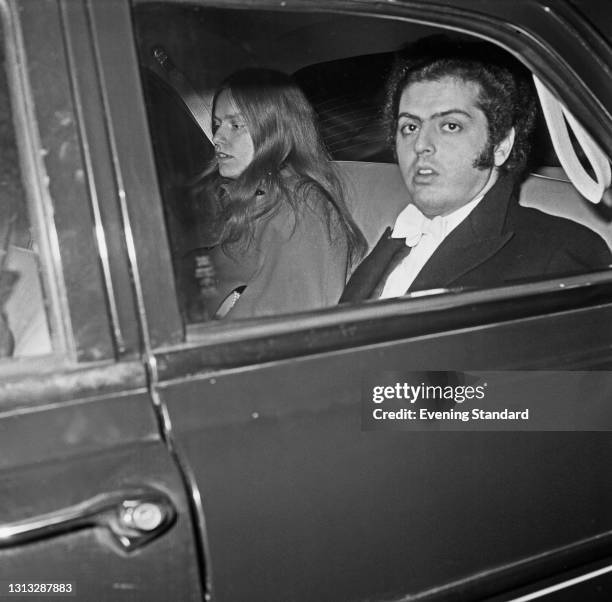 British cellist Jacqueline du Pré and her husband, pianist and conductor Daniel Barenboim at the Royal Festival Hall in London, UK, 7th November 1973.