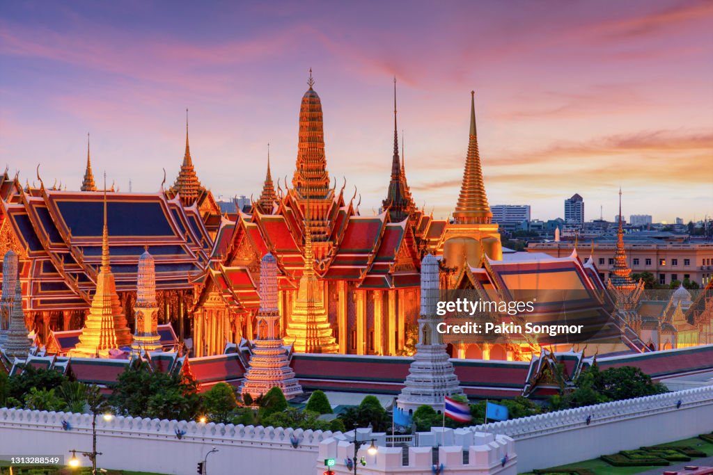Temple of the Emerald Buddha or Wat Phra Kaew temple