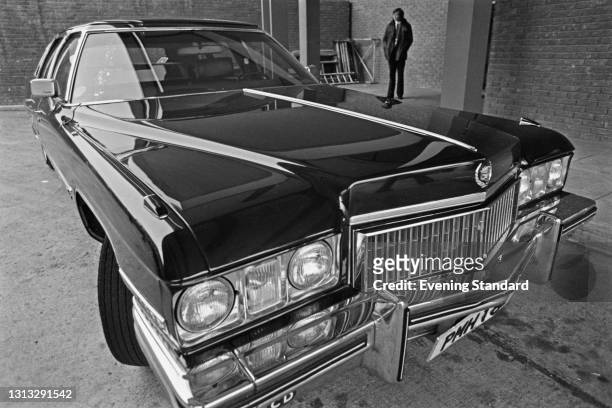 The Cadillac car belonging to politician Sheikh Ahmed Zaki Yamani, the Saudi Minister of Petroleum and Mineral Resources and a minister in the...