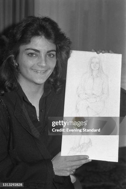 Elizabeth Frances 'Liza' Todd Burton, the daughter of actress Elizabeth Taylor and producer Mike Todd, UK, 21st November 1973.