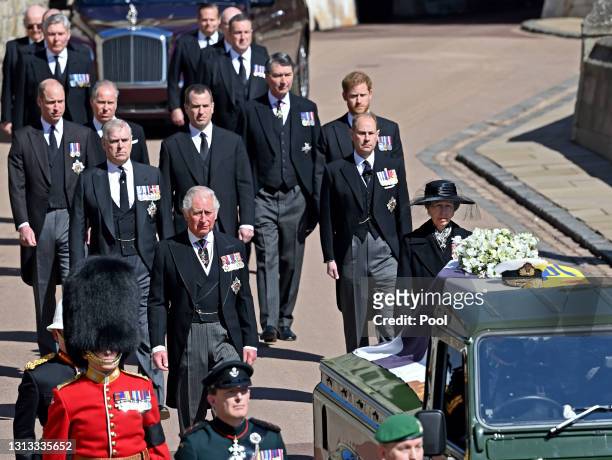 Prince Charles, Prince of Wales, Princess Anne, Princess Royal, Prince Andrew, Duke of York, Prince Edward, Earl of Wessex, Prince William, Duke of...