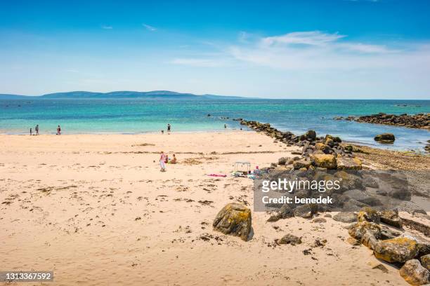 beach galway ireland - connemara stock pictures, royalty-free photos & images