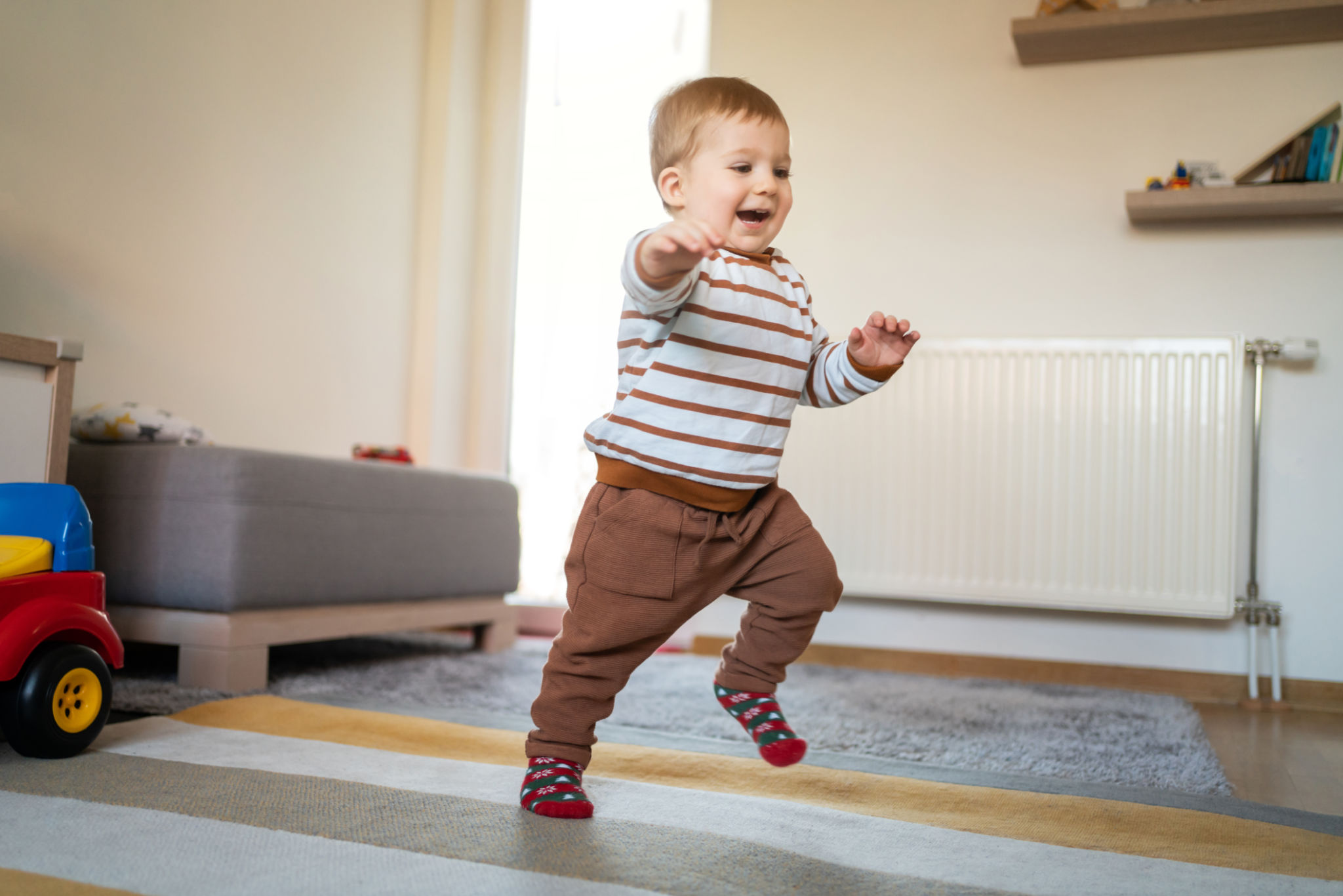 toddler walking