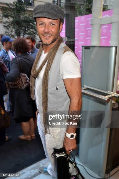 Actor Pierre Francois Martin Laval during 'Pull-in Apero Mix Stade De France' Party at Pull-in Store Rue Francaise in Paris, France.