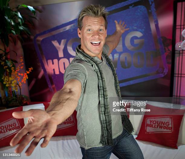 Pro Wrestler Chris Jericho visits YoungHollywood.com at the Young Hollywood Studio on April 27, 2011 in Los Angeles, California.