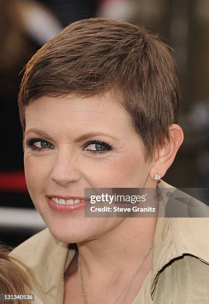 Musician Natalie Maines arrives at the world premiere of "Pirates of the Caribbean: On Stranger Tides" at Disneyland on May 7, 2011 in Anaheim,...