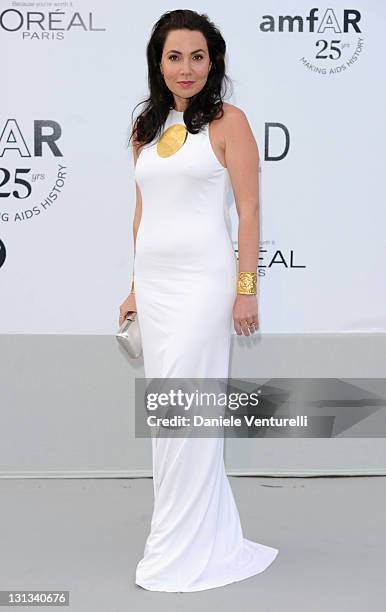 Fabiola Beracasa attends amfAR's Cinema Against AIDS Gala during the 64th Annual Cannes Film Festival at Hotel Du Cap on May 19, 2011 in Antibes,...