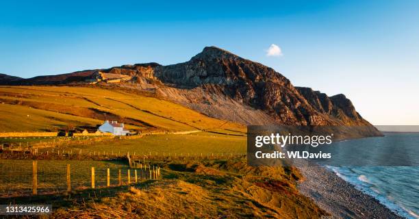 north wales coastline - wales countryside stock pictures, royalty-free photos & images