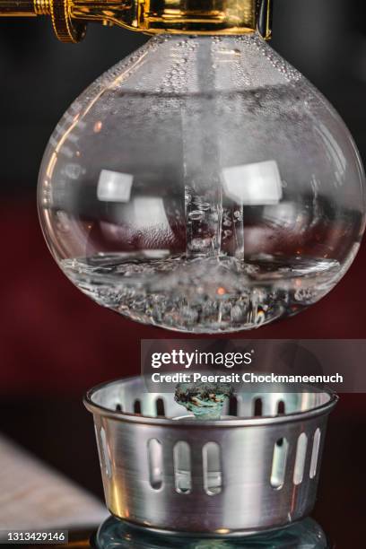 syphon tea , siphon coffee - siphon stock pictures, royalty-free photos & images