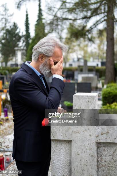 cemetery - widower stock pictures, royalty-free photos & images