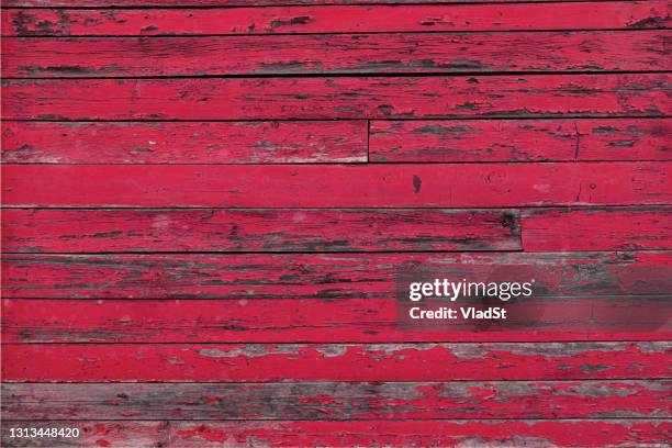 barn wood panels with cracked peeling paint grunge vector background - barn board background stock illustrations