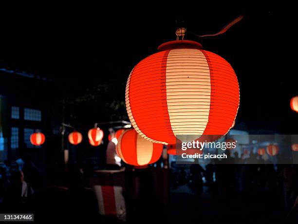 japanese lantern - oda shimane stock pictures, royalty-free photos & images