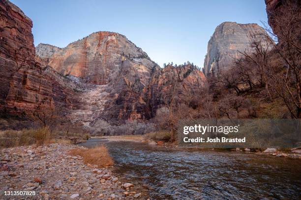 Big Bend at Zion National Park on January 15, 2021 in Springdale, Utah.