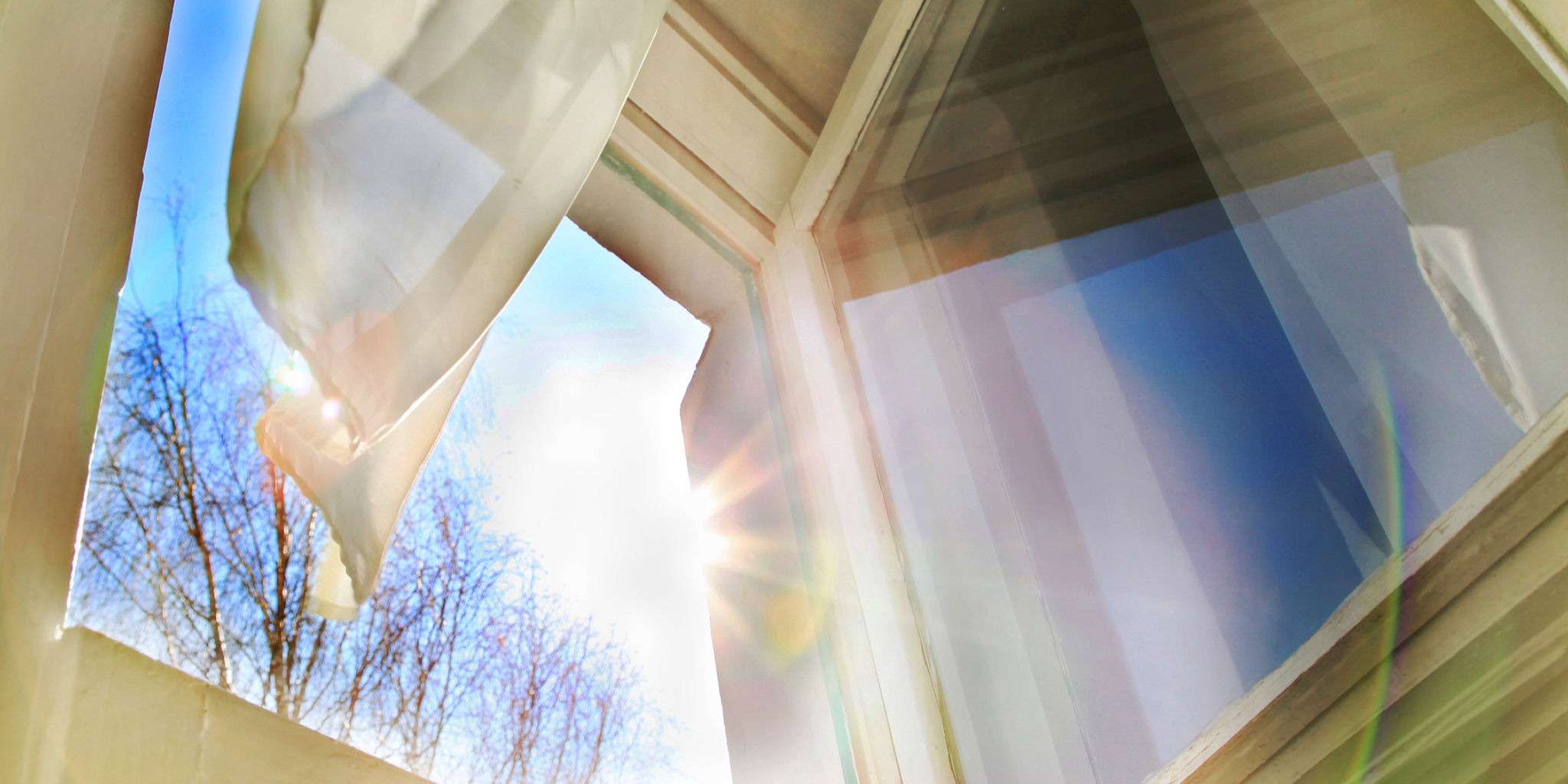 summer window sunshine
