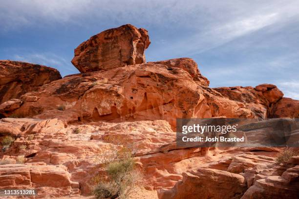 Valley of Fire State Park on January 15, 2021 in Overton, Nevada.