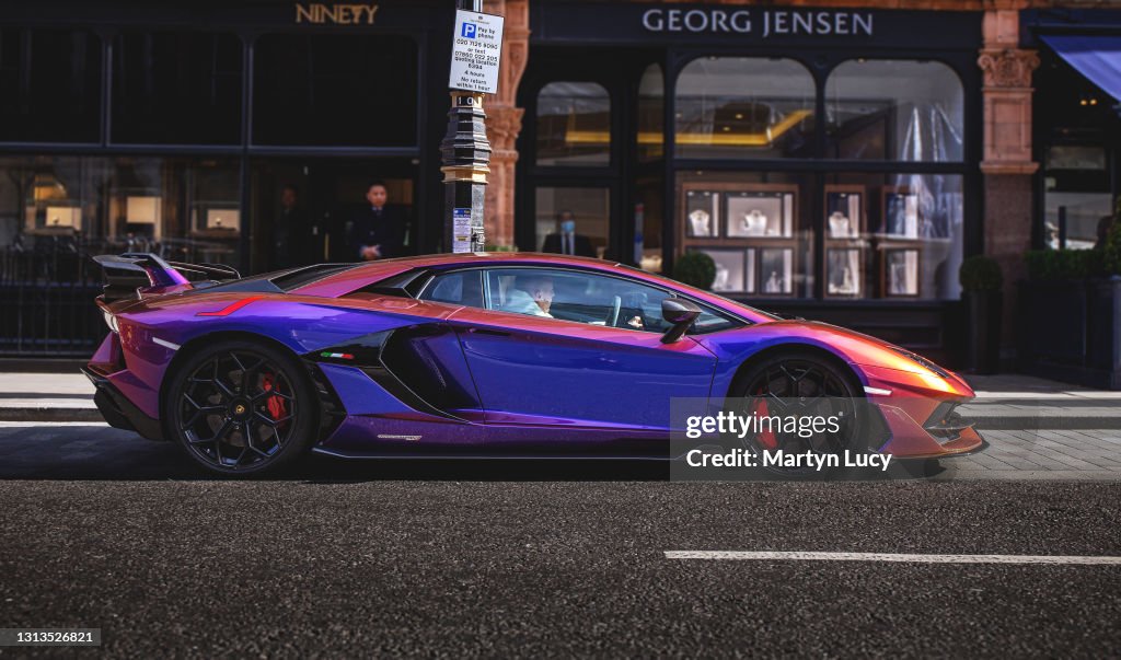 The Lamborghini Aventador SVJ...