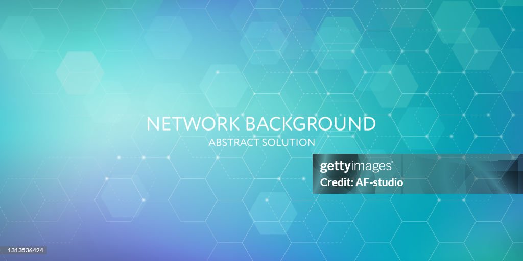 Vector Hexagonal Network Pattern High-Res Vector Graphic - Getty Images